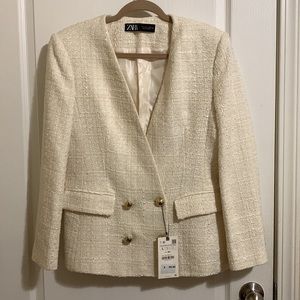 Zara Textured Blazer (NWT)